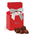 Cocoa Dusted Truffles in Red Gift Box